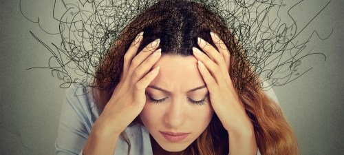 Girl with social anxiety disorder