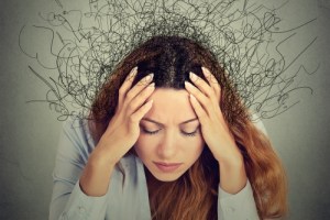 Girl with social anxiety disorder