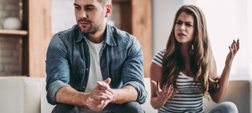 arguing couple
